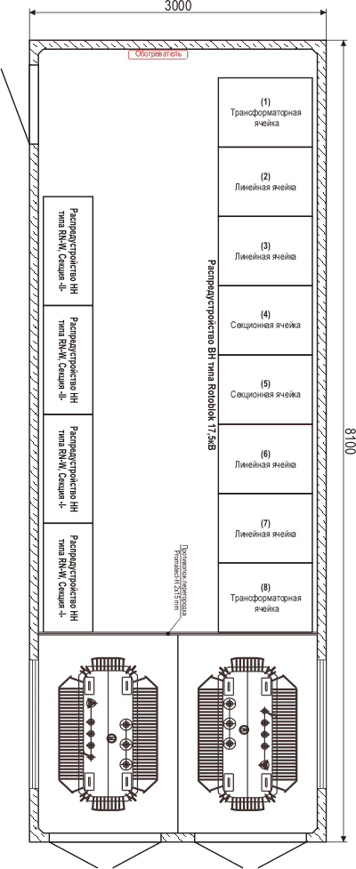 Подстанции типа MRw-b 20/0,4