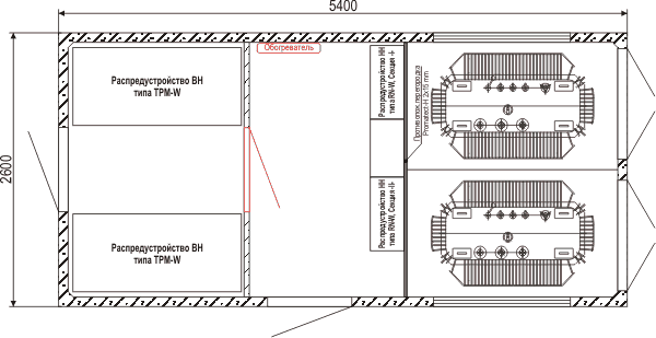 Подстанции типа MRw-b 20/0,4