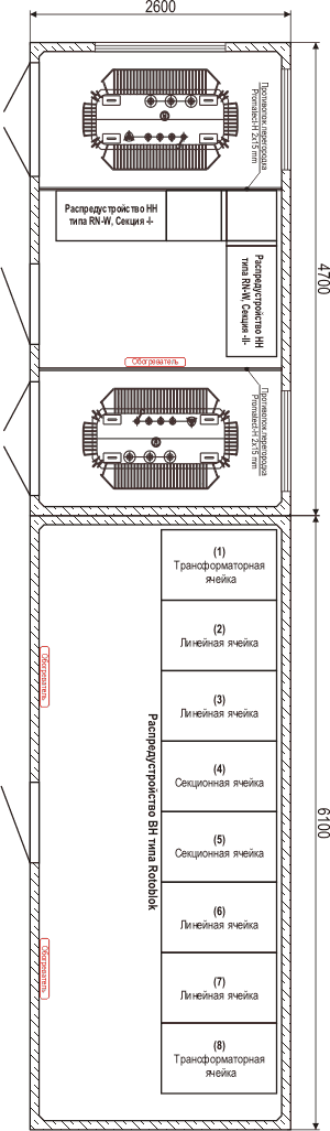 Подстанции типа MRw-b 20/0,4