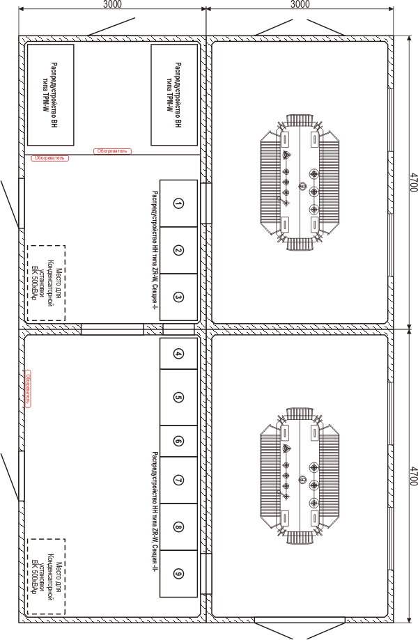 Подстанции типа MRw-b 20/0,4