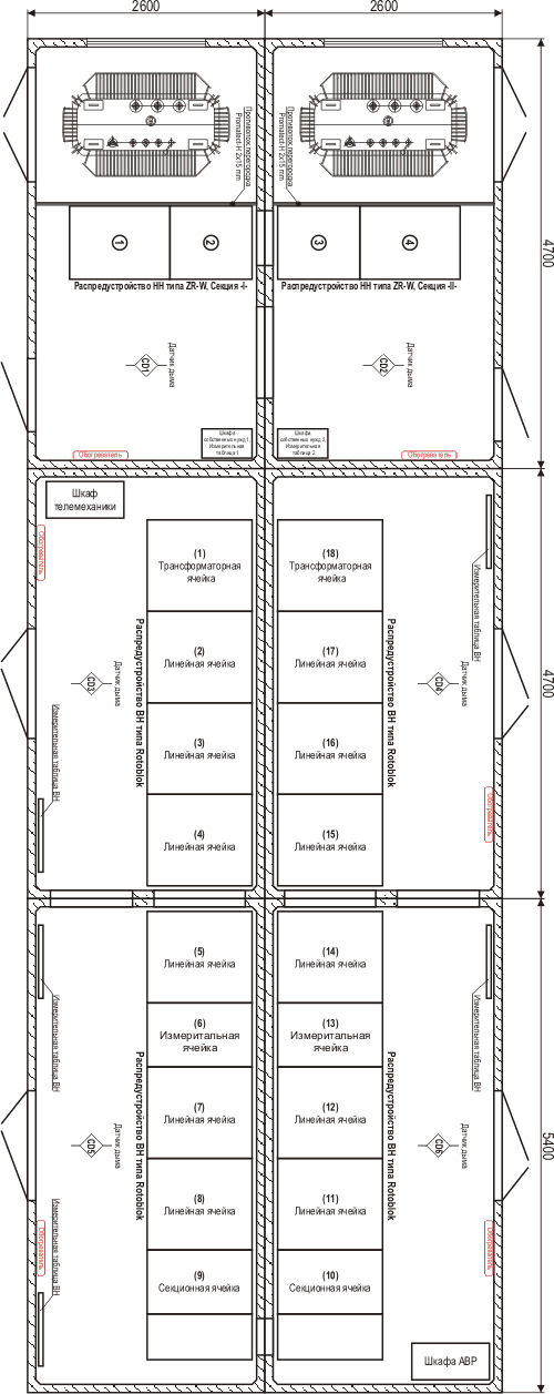 Подстанции типа MRw-b 20/0,4