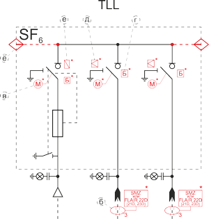TPM, Конструкция измерительной ячейки, Электрическая схема